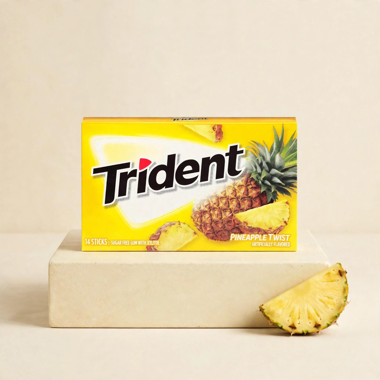 Trident Sugar Free Pine Apple Twist 27g - Image 2
