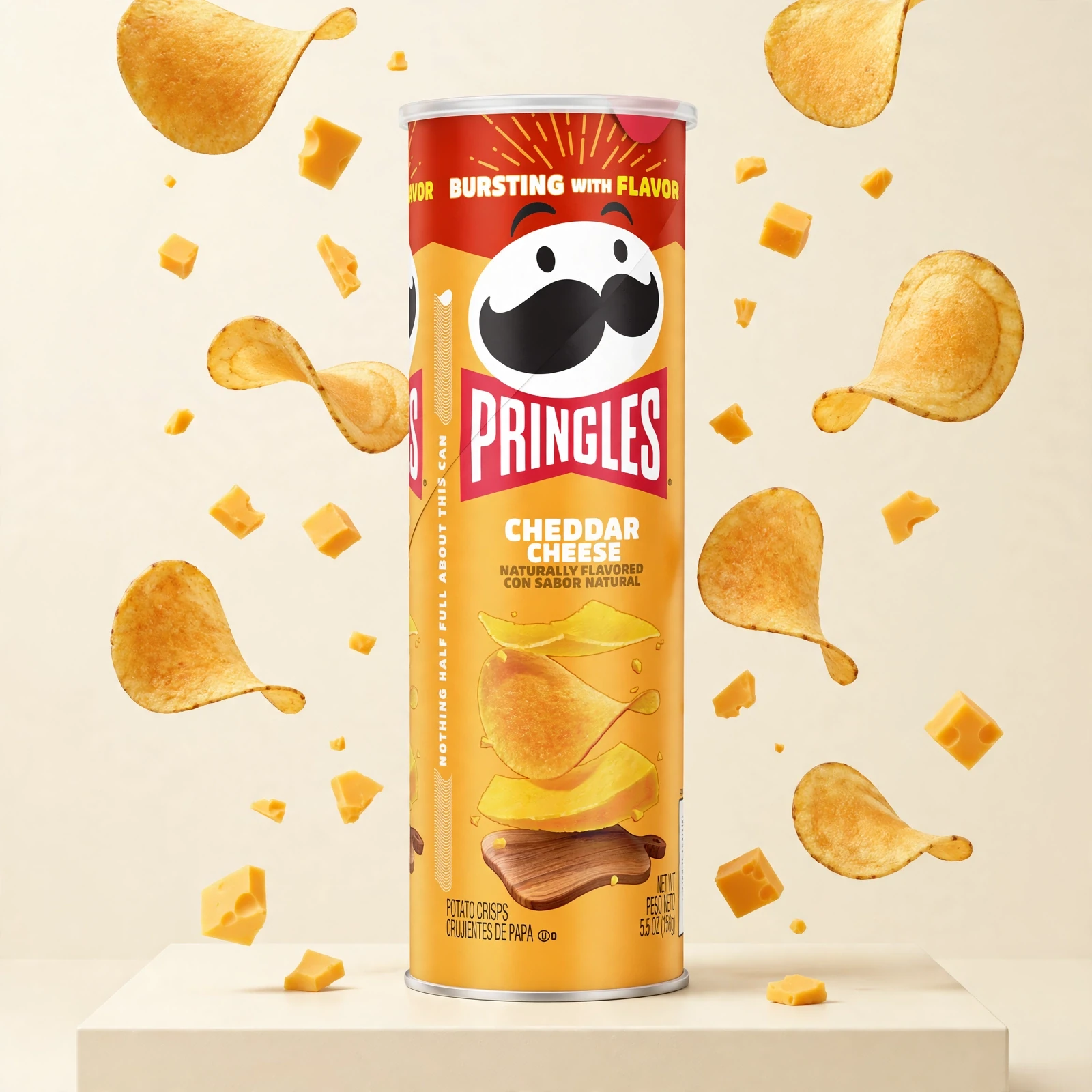 Pringles Cheddar Cheese 158g - Image 4