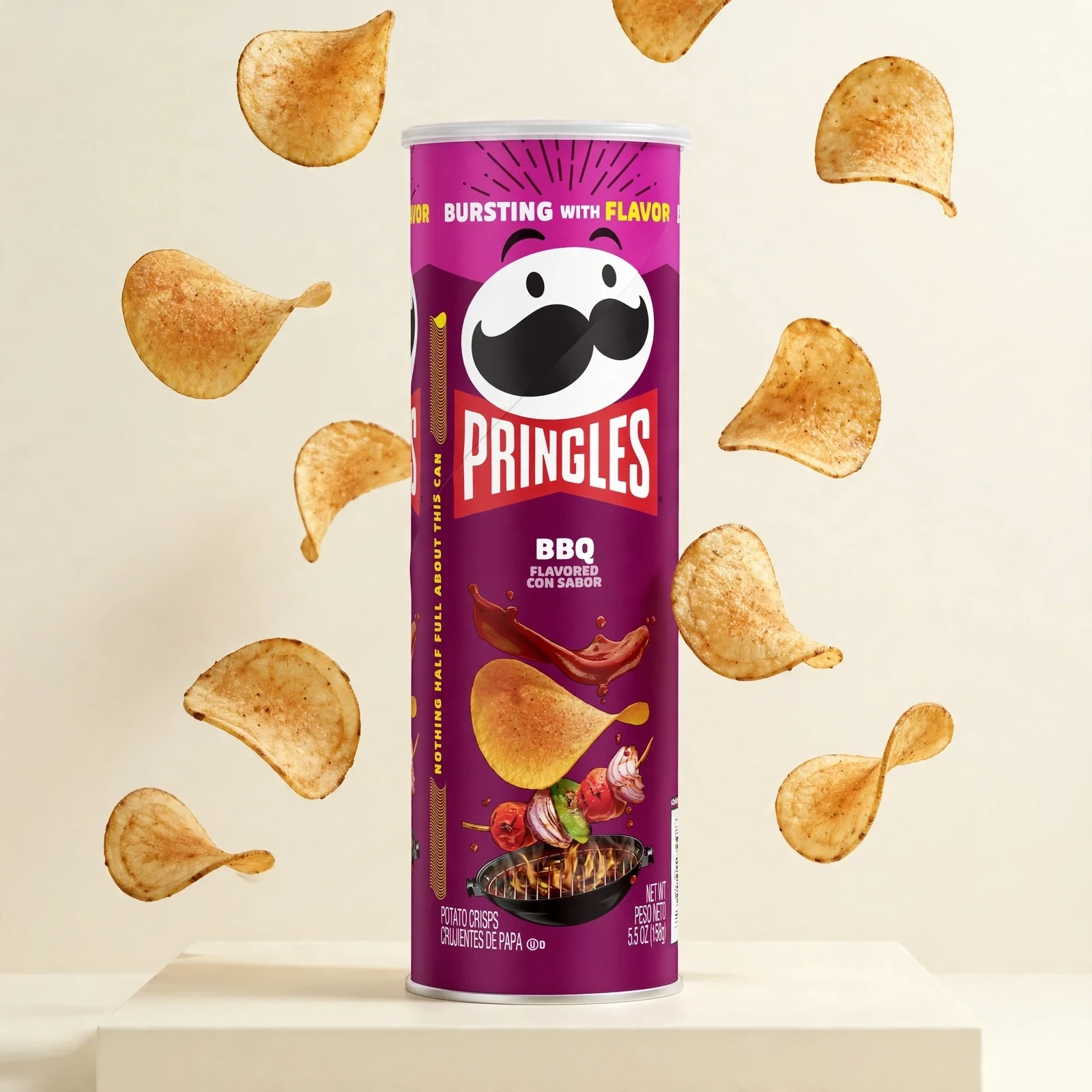 Pringles BBQ 158g - Image 4