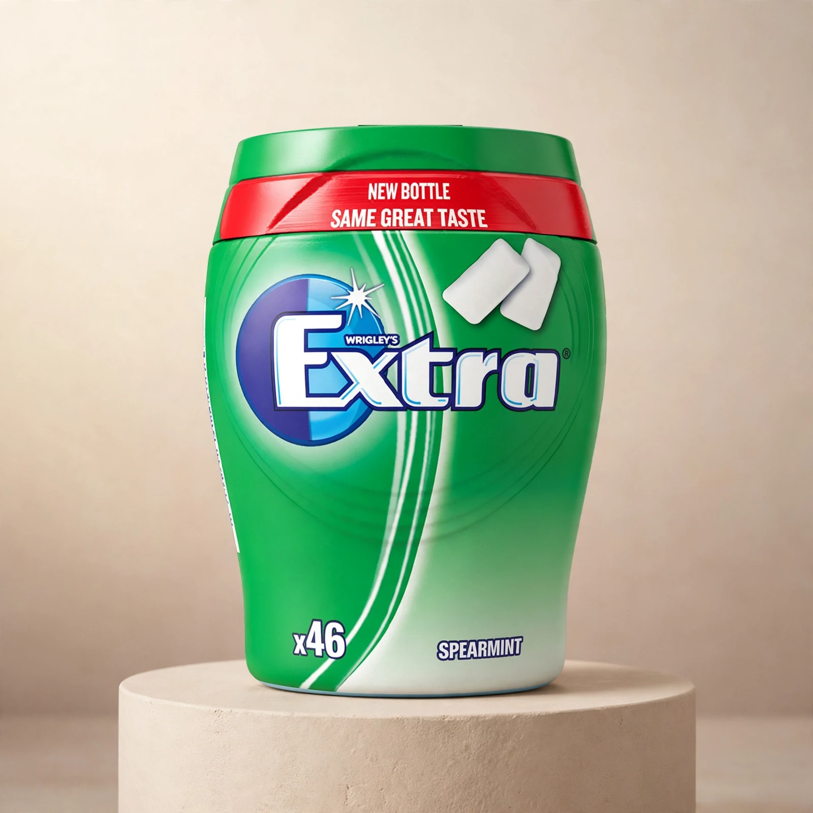 Extra Spearmint Sugar Free Chewing Gum 64g