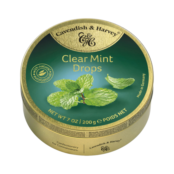 CavenDish & Harvey Clear Mint Drops 200g