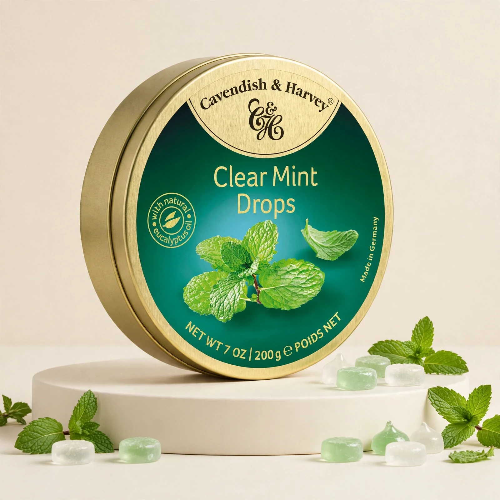 CavenDish & Harvey Clear Mint Drops 200g - Image 2