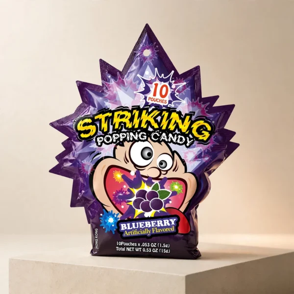 Striking Popping Candy Blueberry Flavour 15g