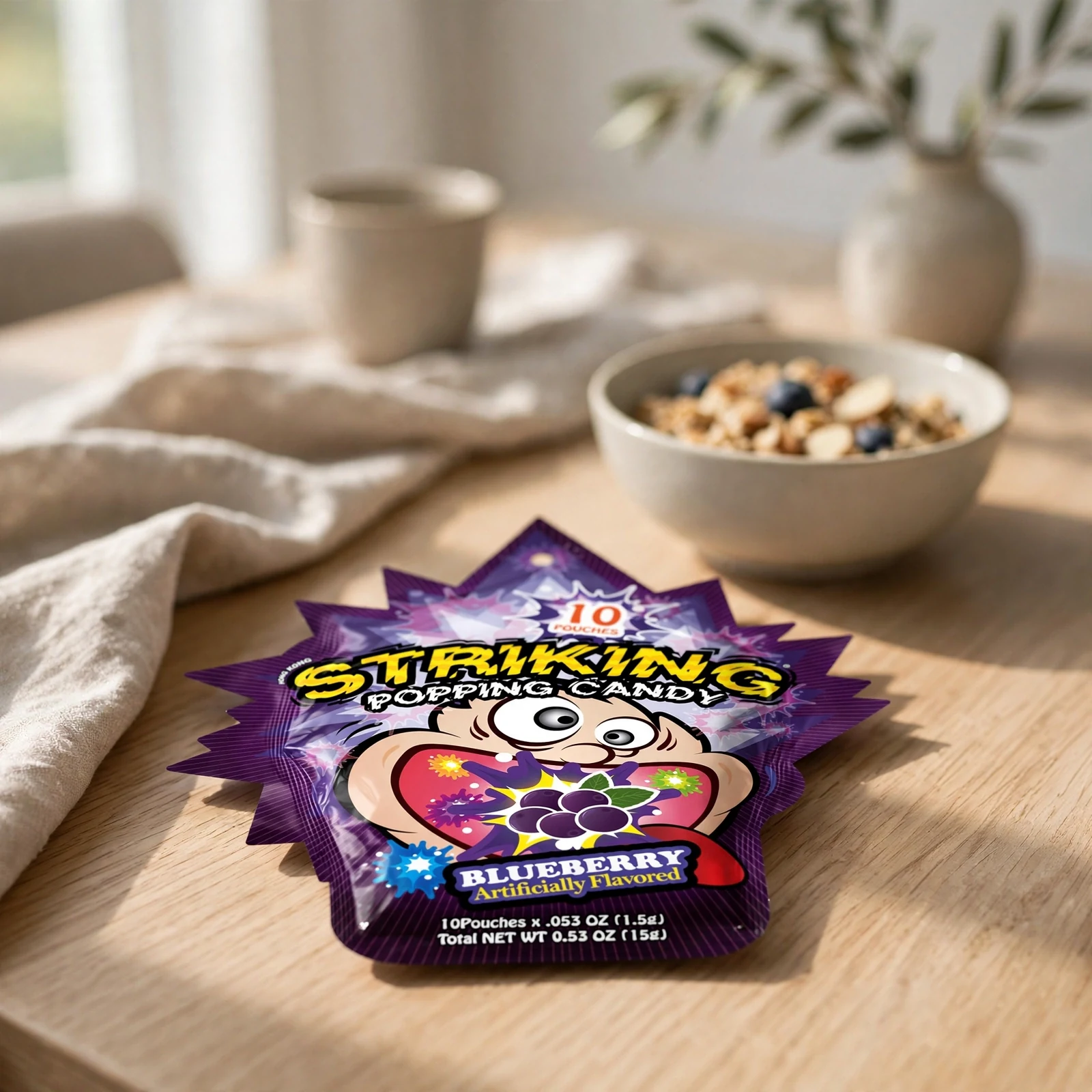 Striking Popping Candy Blueberry Flavour 15g - Image 3