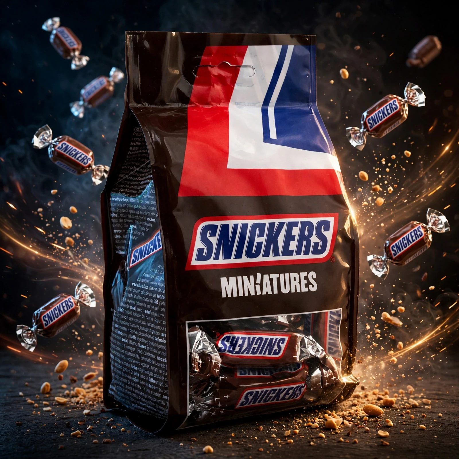 Snickers Miniatures Milk Chocolate Sharing Pouch 220g - Image 4