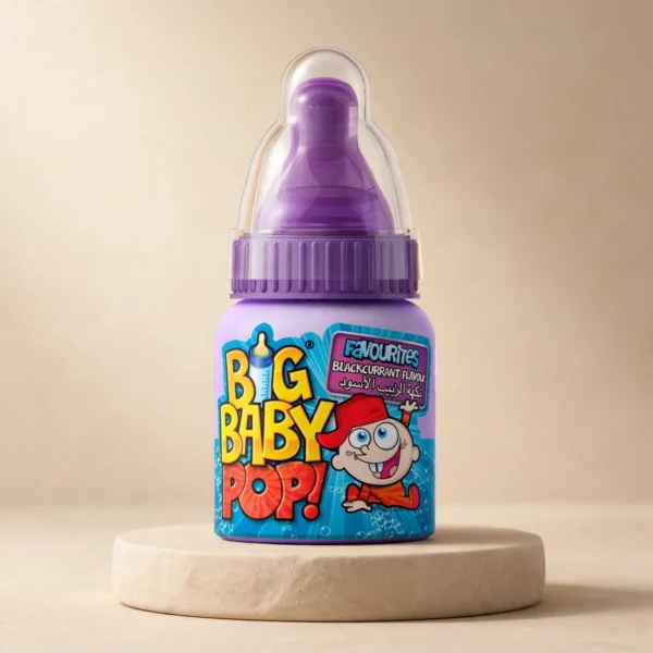 Bazoka Big Baby Pop Black Currant 32g