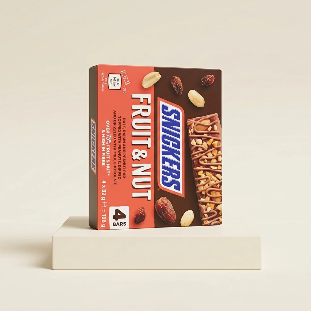 Snickers Triple Treat Fruit & Nut Date Bar Multipack 4x32g - Image 3