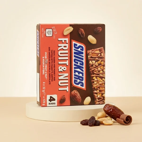 Snickers Triple Treat Fruit & Nut Date Bar Multipack 4x32g