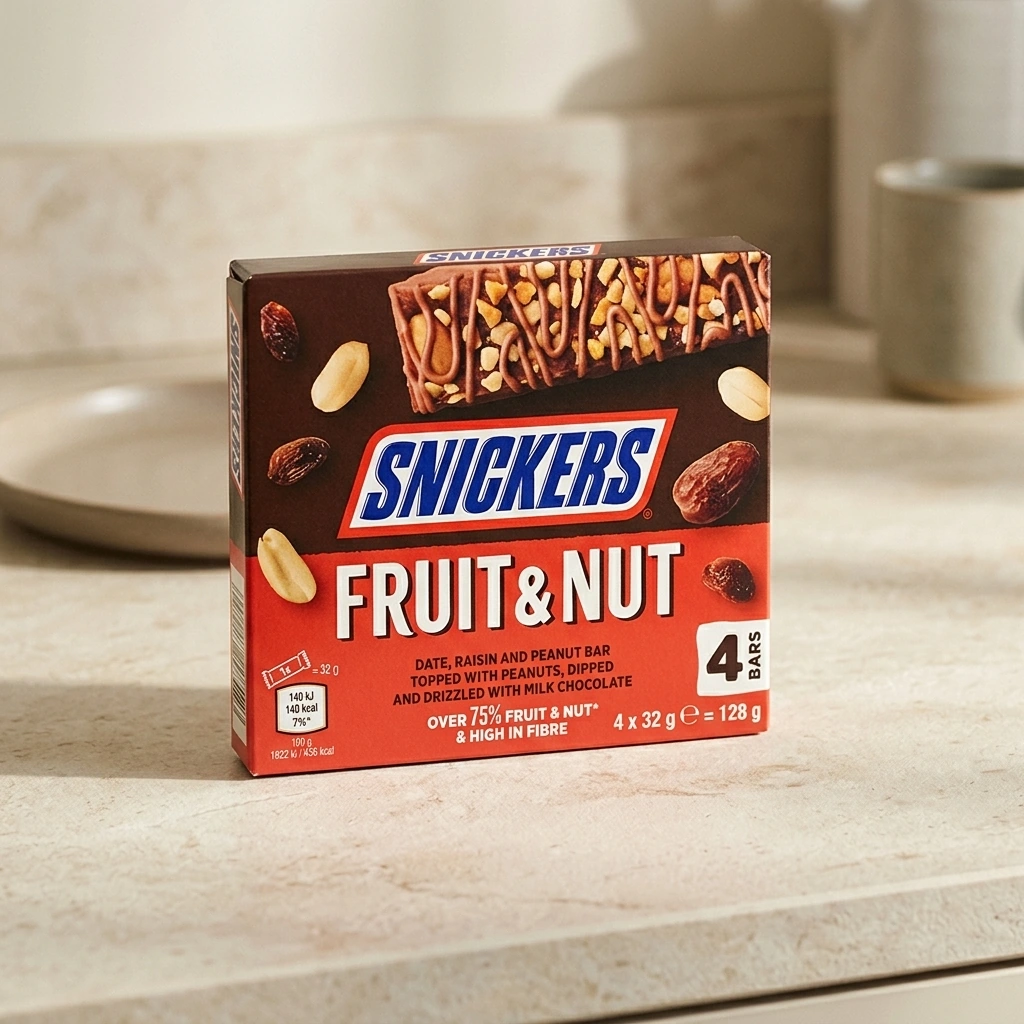 Snickers Triple Treat Fruit & Nut Date Bar Multipack 4x32g - Image 2