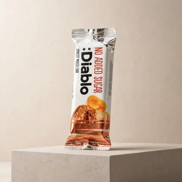 Diablo No Added Sugar Apricot Muesli Bar 30g