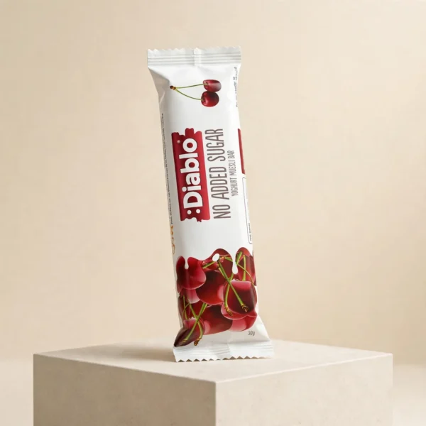 Diablo Yogurt Coated Cherry Muesli Bar 30g