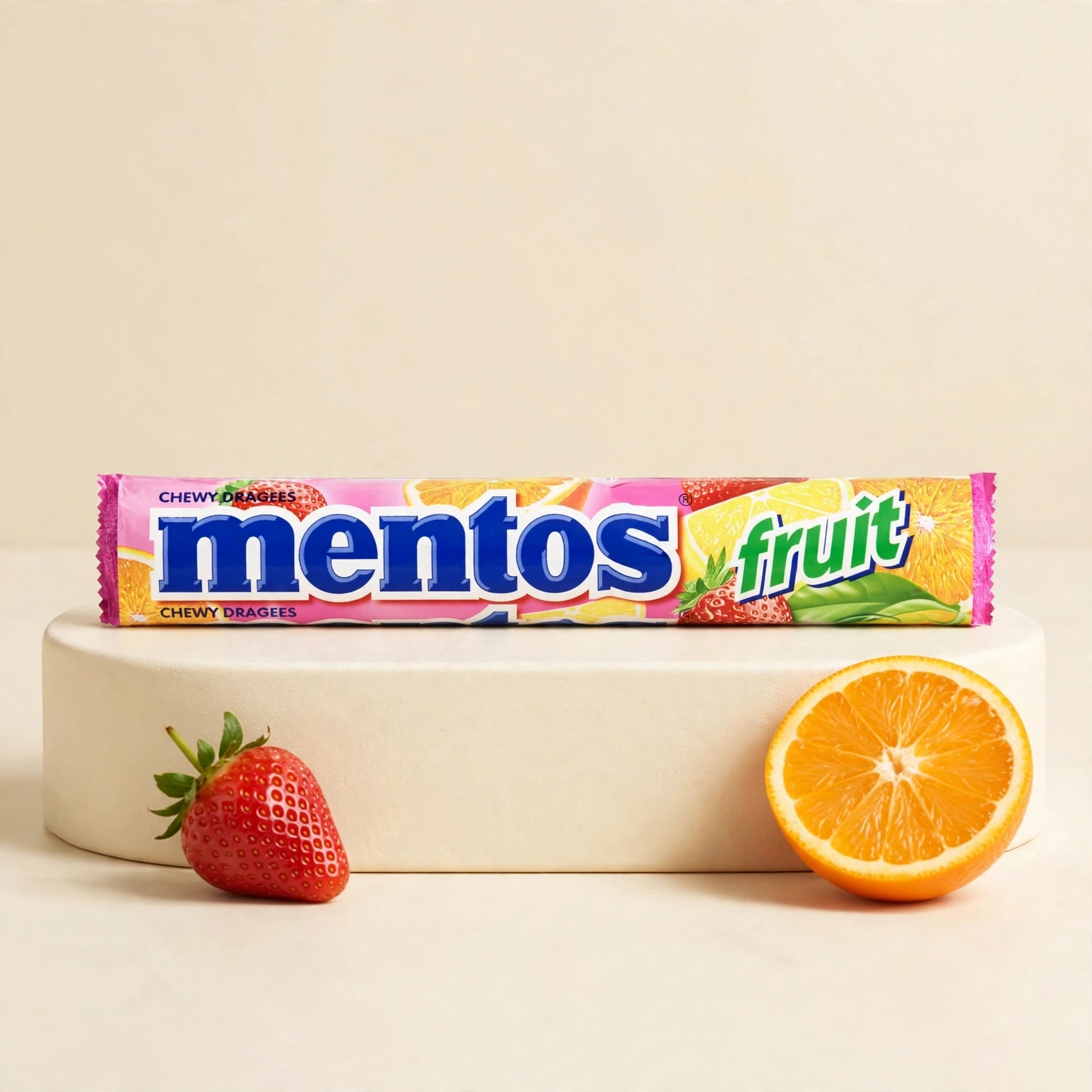 Mentos Roll Fruit 37.5g - Image 2