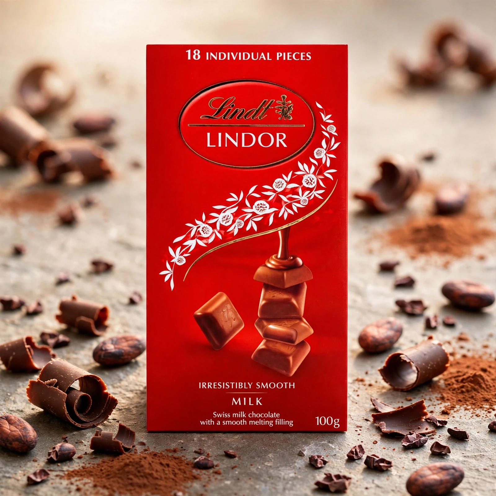 Lindor Milk Filled Milk Choclate Jar 175g - Image 2