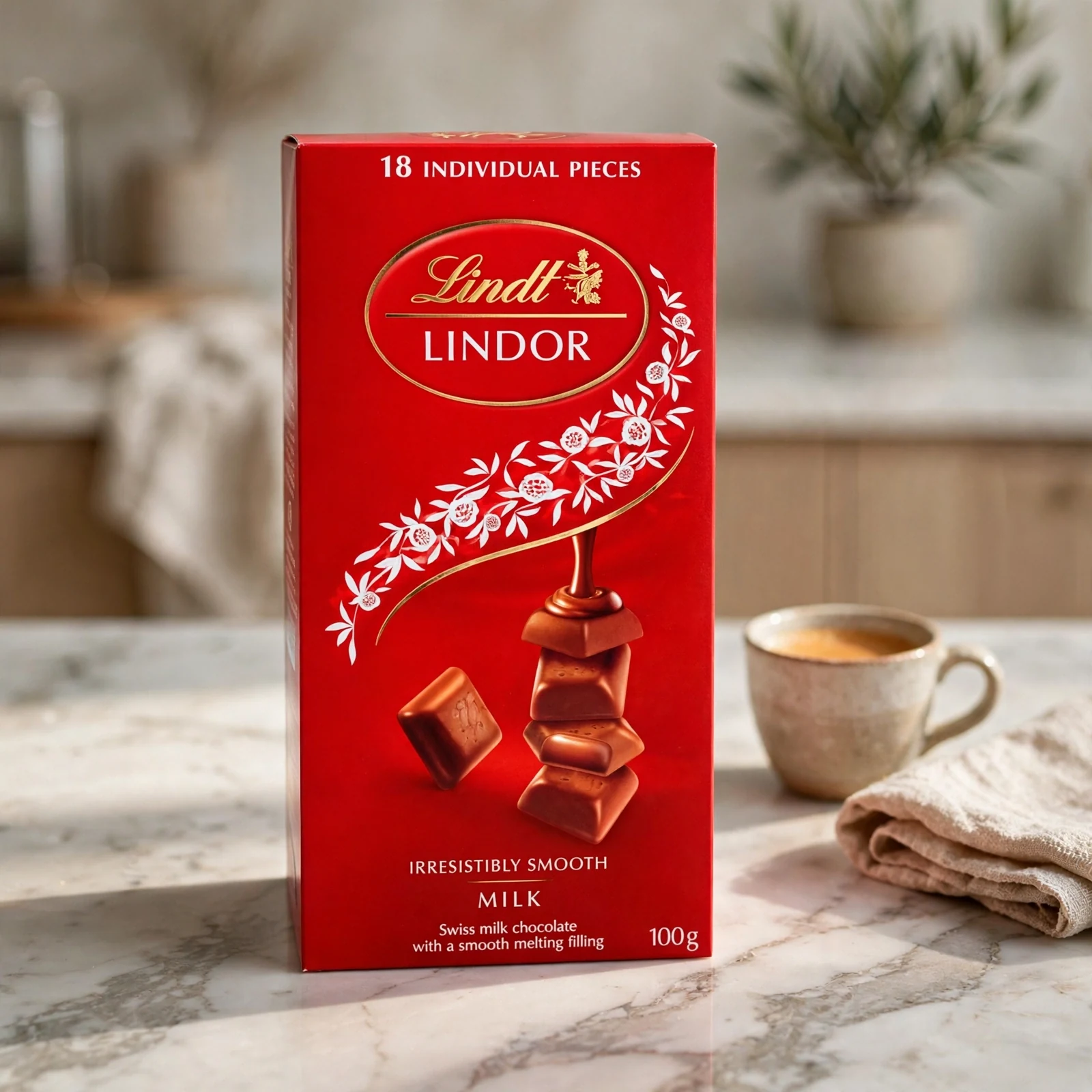 Lindor Milk Filled Milk Choclate Jar 175g - Image 3