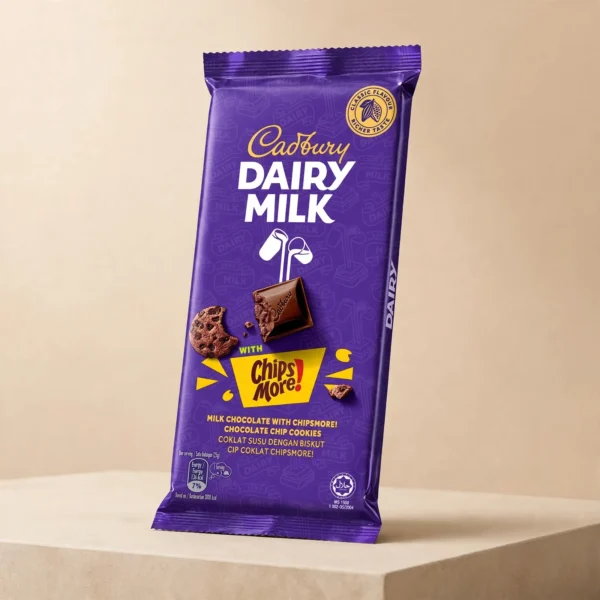 Cadbury Dairy Milk with Chips Ahoy! Cookies Chocolate Bar 130g
