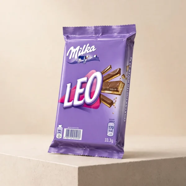 Milka Leo Milk Chocolate Coated Wafer Bar 33.3g