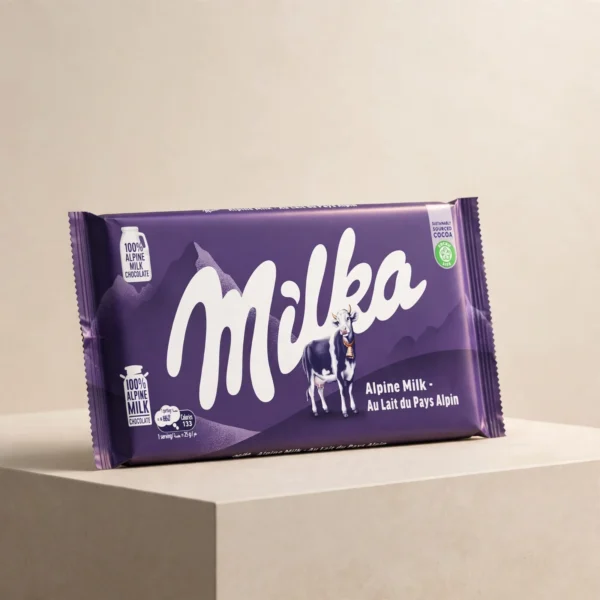 Milka Alpine Milk Pure Milk Chocolate Bar 98g