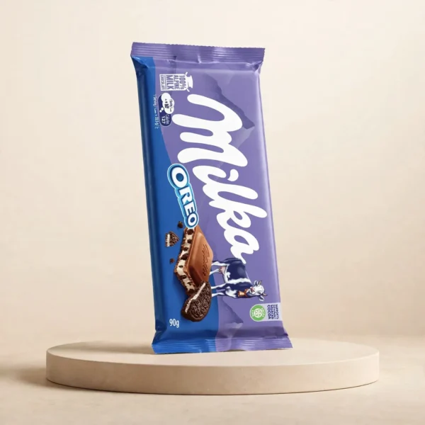 Milka Oreo Alpine Milk Chocolate Bar 90g