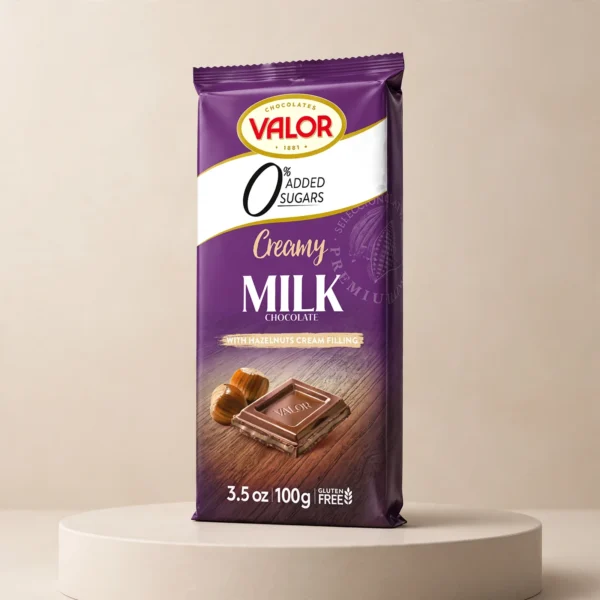 Valor Creamy Milk Chocolate Heazlnut 100g