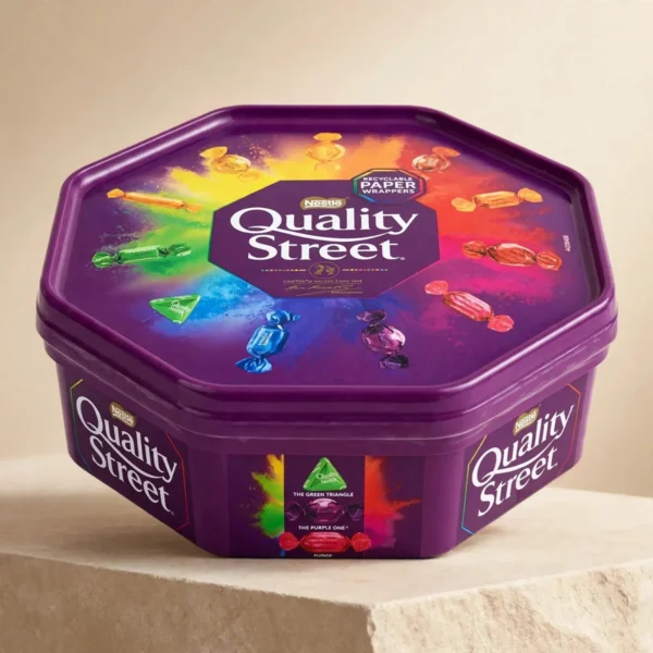 Quality Street Assorted Milk & Dark Chocolates Tub 550g