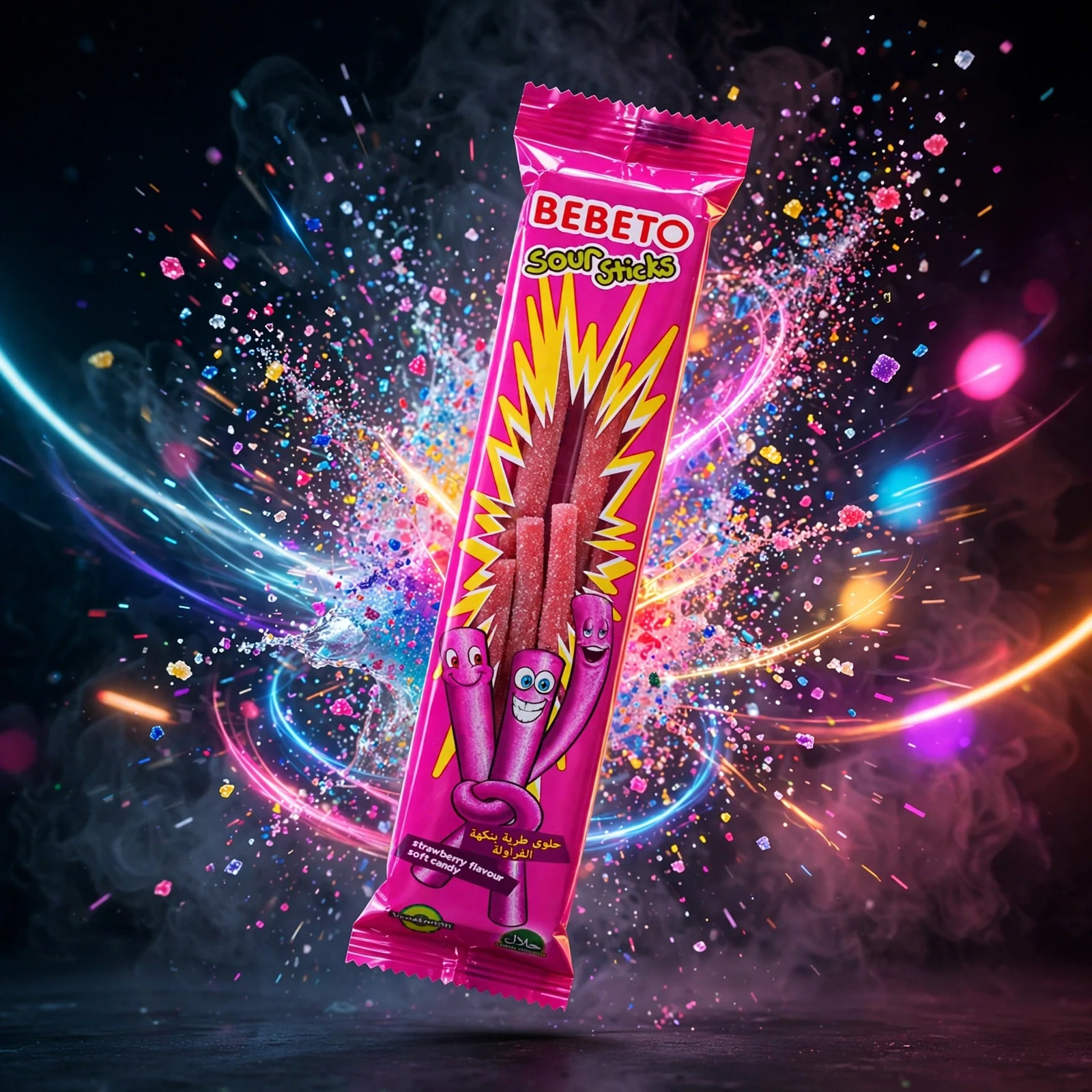Bebeto Sour Stick Strawberry 30g - Image 4