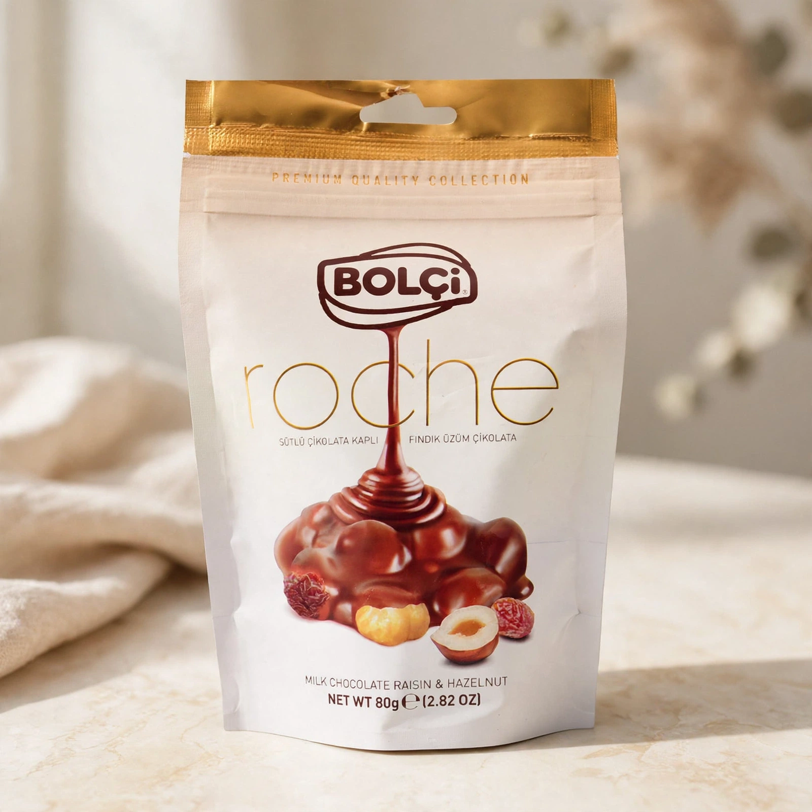 Bolci Roche Mil Chcoclate Raisin & Hazulnut 80g - Image 3