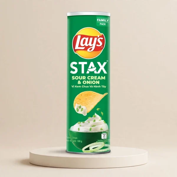 Lays Strax Sour & Onion 100g