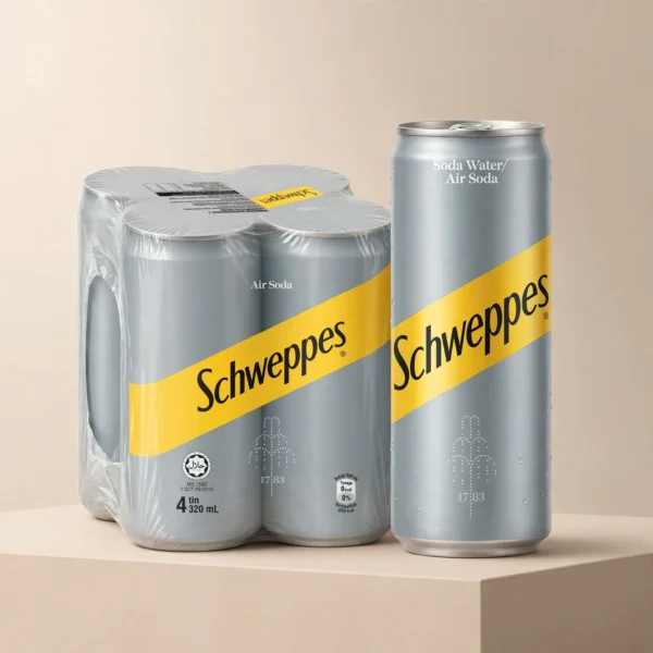 Schweppes Soda Water Air Soda 320ml