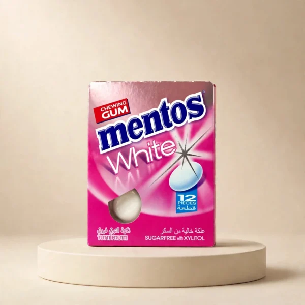 Mentos Gum White Tutti Frutti 11.3g