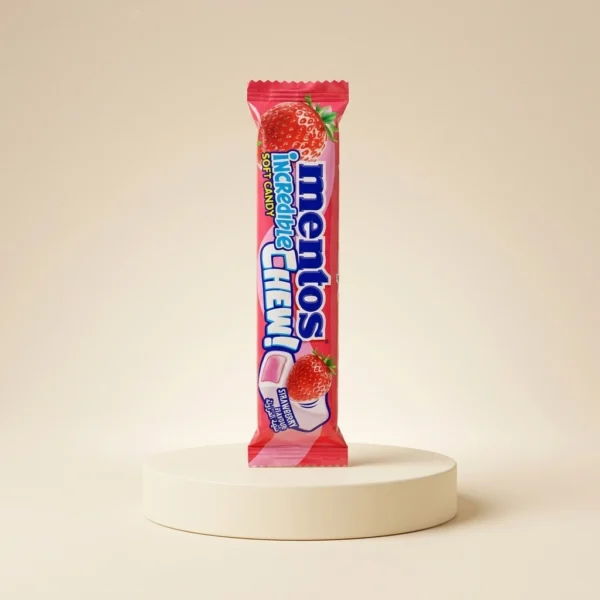 Mentos Incredible Chew Strawberry 24.5g