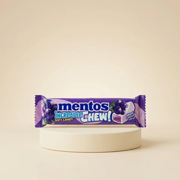 Mentos Incredible Chew Grape  24.5g